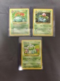 WOW Complete Shadowless VENUSAUR Evolution Pokemon Lot - 15/102