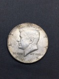 1964 United States Kennedy Half Dollar - 90% Silver Coin - 0.361 ASW