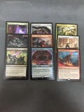 9 Count Lot of Magic the Gathering Gold Symbol Rare Cards from Collection - Unresearche