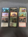 9 Count Lot of Magic the Gathering Gold Symbol Rare Cards from Collection - Unresearche