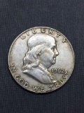 1962-D United States Franklin Half Dollar - 90% Silver Coin - 0.361 ASW