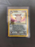 Jungle 1st Edition Rare Pokemon Holo Trading Card - Clefable 1/64