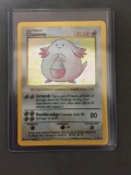 SHADOWLESS BASE SET Holo Rare Pokemon Trading Card - Chansey 3/102