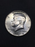 1964-D United States Kennedy Half Dollar - 90% Silver Coin - 0.361 ASW