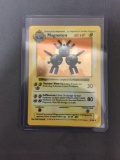 SHADOWLESS BASE SET Holo Rare Pokemon Trading Card - Magneton 9/102