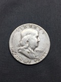 1951-S United States Franklin Half Dollar - 90% Silver Coin - 0.361 ASW