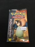 High End Factory Sealed GENERATIONS Pokemon 10 Card Booster Pack - Charizard Art