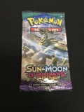 Factory Sealed 10 Card Booster Pack of Pokemon Sun & Moon Guardians Rising