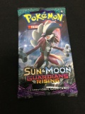 Factory Sealed 10 Card Booster Pack of Pokemon Sun & Moon Guardians Rising