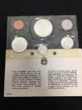 1965 Canada Royal Canadian Mint Uncirculated Coin Set with Silver Coins from Estate