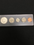 1965 United States Uncirculated Coin Set with 40% Silver Kennedy Half Dollar