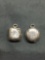 Lot of Two Sterling Silver Cake Motif Charms