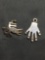 Lot of Two Sterling Silver Charms, One Hand & One Kokopelli