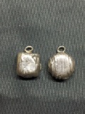 Lot of Two Sterling Silver Cake Motif Charms