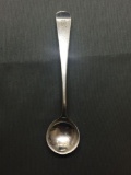 Signed Designer High Polished Engravable 4.5in Long 1in Wide Sterling Silver Collectible Spoon