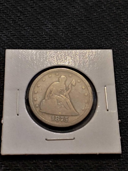 1875 s silver quarter better date