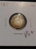 1871 1/2 dime