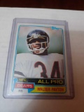 Topps 1981 Walter Payton card