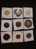 Vintage coin lot of 9