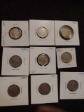 Buffalo Nickel lot of 9