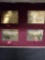 Passenger Railway 150th Anniversary 1825-1975 Hallmark Replicas Limited 4 Gold Stamps