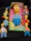 7 Count Lot of Larger Simpsons Toys with Large Talking Bart still in Box
