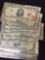 13 Count Lot of Old US $5 Bills