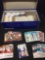 Shoebox of Mixed NFL Football Cards, Various Brands and years from Collection