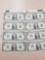 2 Uncut Sheets of US $1 Bill Series 1981 $8 Total