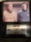 Plaque Framed Star Trek Captain Kirk & First Officer Spock NCC-1701 Limited Edition 846/1000