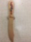 Cool Wooden Carved Knife NORGE