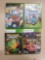 4 Count Lot of Xbox 360 Video Games with Sealed Angry Birds Star Wars Game