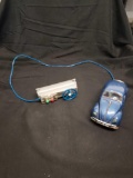 Cool Bandai Connected Remote Control Car Volkswagon Blue