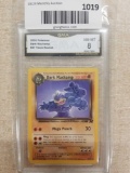 GMA Graded 2000 Pokemon Team Rocket DARK MACHAMP Trading Card - NM-MT 8