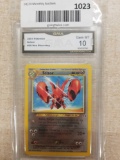 GMA Graded 2001 Pokemon Neo Discovery SCIZOR Trading Card - GEM MINT 10