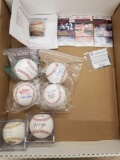 6 Count Lot of Signed Baseballs - Pete Rose, Bill Virdon, Ken Griffey & More