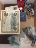 Amazing Lot of Coin Books, Watches, Silver Coin Set, & More Collectibles from Estate