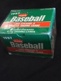 Factory Sealed Box 1987 Fleer Baseball Logo Stickers & Updated Trading Cards