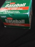 Factory Sealed Box 1987 Fleer Baseball Logo Stickers & Updated Trading Cards