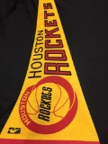 Vintage Cool Houston Rockets NBA Pennant from Collection