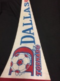 Vintage NASL Dallas Tornados Soccer Pennant from Collection