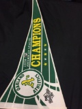 Vintage Oakland A's Athletics 1988 American League Champions MLB Pennant from Collection