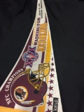 Vintage Washington Redskins NFL Champions Super Bowl XXVI NFL Pennant from Collection