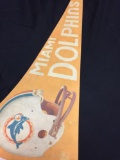 Vintage Miami Dolphins NFL Pennant from Collection