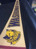 Vintage Washington Huskies Felt Pennant from Collection