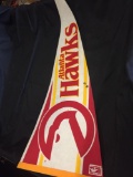 Vintage Atlanta Hawks NBA Felt Pennant from Collection