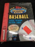 Factory Sealed Topps Stadium Club Baseball Super Premium Picture Cards 1993 Series 1