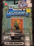 Funline MUSCLE MACHINES '32 FORD ROADSTER Die Cast Adult Collectible BLVD BLASTERS NEW IN BOX