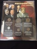 PRESIDENTIAL COIN COLLECTION SSCA Framed