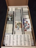 3 Row box of Mixed Baseball Trading Cards